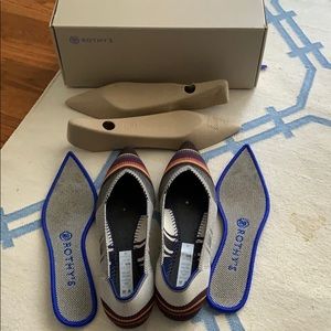 Rothy’s size 8 Inverse stripe